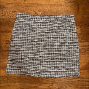 LOFT Tweed Pocket Shift Lined Skirt